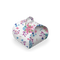 Wrapstyle Mini Cake / Cupcake Box of 4 - 6x6x3" - Colourful Blossom