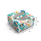 Cake Box for 0.5kg - 7x7x4inch - Exotic Flora