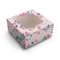 Cake Box for 1kg - 9x9x6" - Pink Blossom