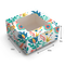 Cake Box for 2kg - 10x10x5" - Exotic Flora
