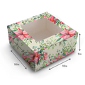 Cake Box for 2kg - 10x10x5" - Vintage Lily