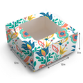 Cake Box for 2kg - 12x12x5" - Exotic Flora