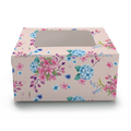 Cake Box for 2kg - 12x12x5" - Pink Blossom