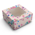 Cake Box for 2kg - 12x12x5" - Pink Blossom