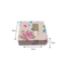 Sliding/Chocolate Box for 4 - 8x8x3cm - Powder Pink