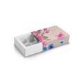 Sliding/Chocolate Box for 6 - 12.5x8x4cm - Powder Pink