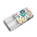 Sliding Box for Cookies and Macarons - 7x4.5x2" - Exotic Flora