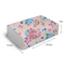 Sliding Box for Cookies and Macarons - 7x4.5x2" - Pink Blossom
