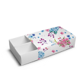 Sliding Box for Cookies and Macarons - 7x4.5x2" - Colourful Blossom