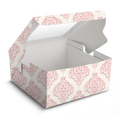 Cake Box for 2kg - 10x10x5" - Pink Ornamental