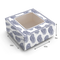 Cake Box for 2kg - 10x10x5" - Paisley Print