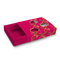 Sliding/Chocolate Box for 9 - 12.5x12.5x4cm - Magenta Jaali Box