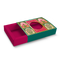 Sliding/Chocolate Box for 9 - 12.5x12.5x4cm - Tropical Green Jharokha Box
