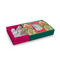 Sliding/Chocolate Box for 9 - 12.5x12.5x4cm - Tropical Green Jharokha Box