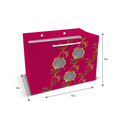 Bags with Strings - 30x15x20 CM - Magenta Jaali Box